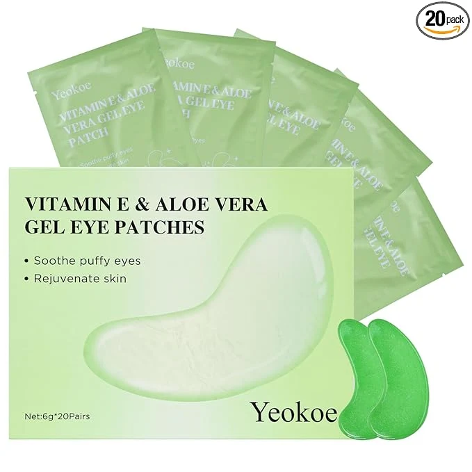 Excellent Yeokoe Under Eye Patches for Dark Circles Puffy Eyes 20 Pairs Face Masks Smooth