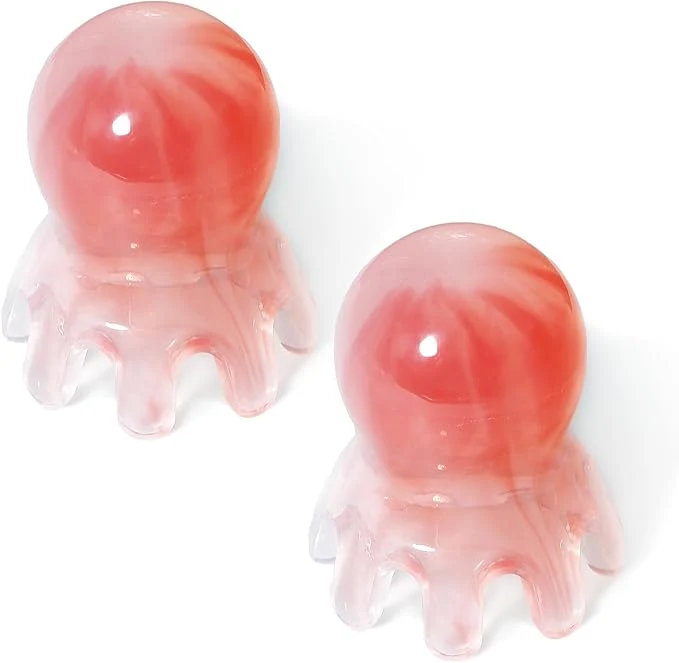 Superior 2 Pack Octopus Head Massager Comb Stress Relief Point Massage Comb Head Massage User-Friendly