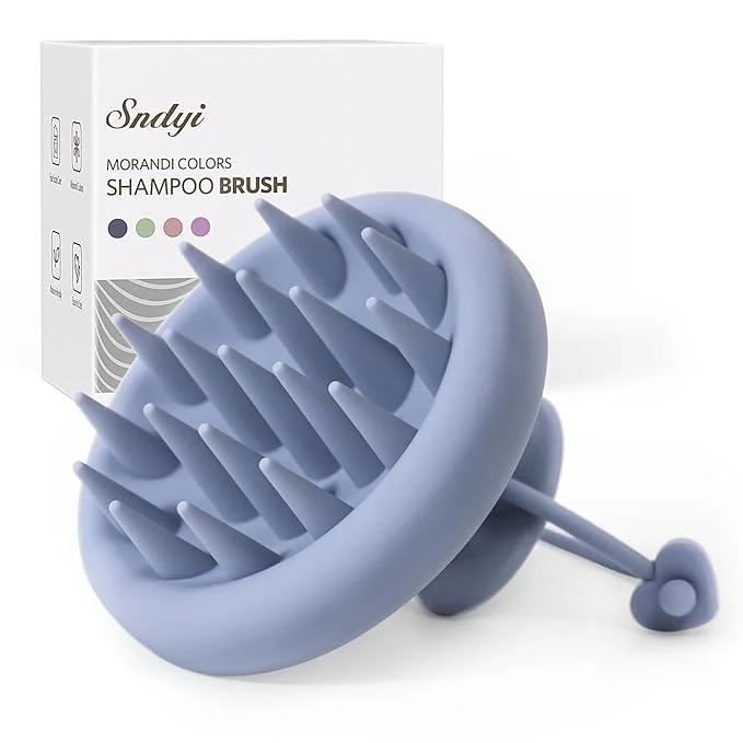 High-Grade Sndyi Silicone Scalp Massager Shampoo Brush Hair Scrubber Genuine
