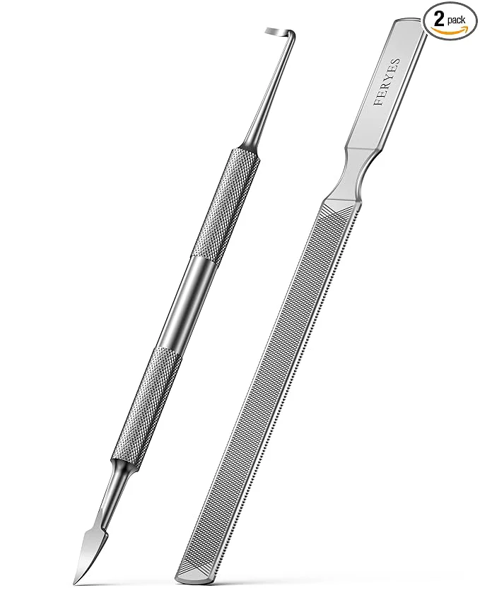 High-Grade FERYES Long Toe Nail Files for Thick Nails Advanced