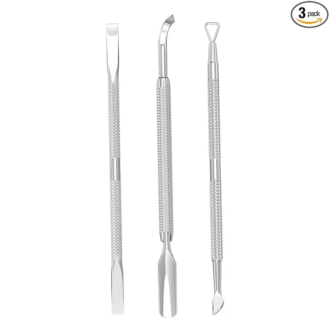 Modern Cuticle Pusher Acetone Gel Nail Polish Remover Stainless Steel Professional Practical