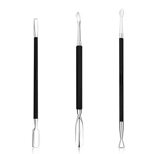 Responsible Cuticle Pusher Stainless Steel Triangle Nail Poly Gel Polish Remover Deeply Artisan