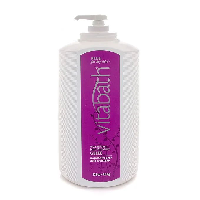 Unique Vitabath Plus For Dry Skin Moisturizing Bath Shower Gel Wash Replenishing Organic