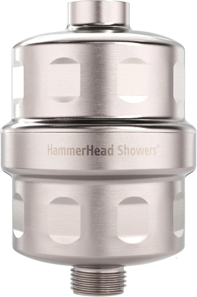 Lightweight HammerHead Showers® Solid Metal Shower Head Filter – KDF 55 Shower Filter Sustainable
