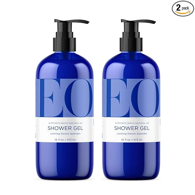 Carefully Designed EO Shower Gel Body Wash 16 Ounce Organic Plant-Based Skin Conditioning Eco-Friendly