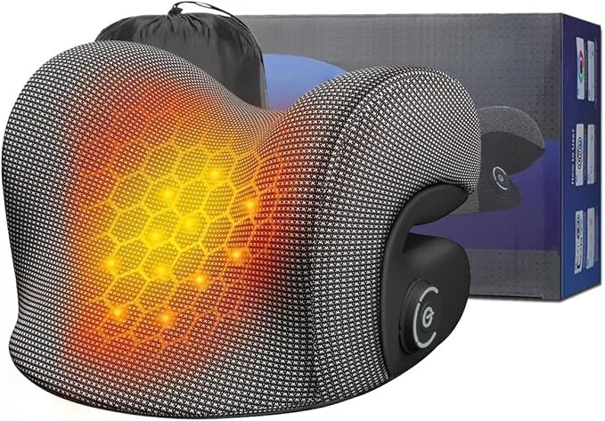 Easy-to-Use Wireless Heated Neck Stretcher for Pain Relief Portable Cordless Neck Shoulder Professional