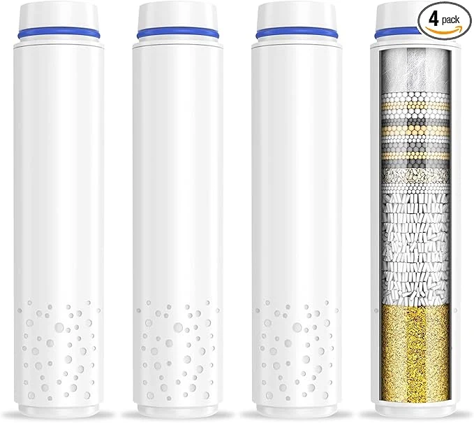 Functional PWERAN 4 Pack Shower Filter for Handheld Shower Head 15 Stage Responsible