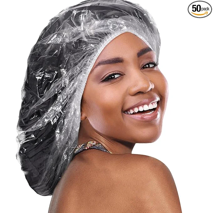 Refined 50 PCS Disposable Shower Caps Responsible