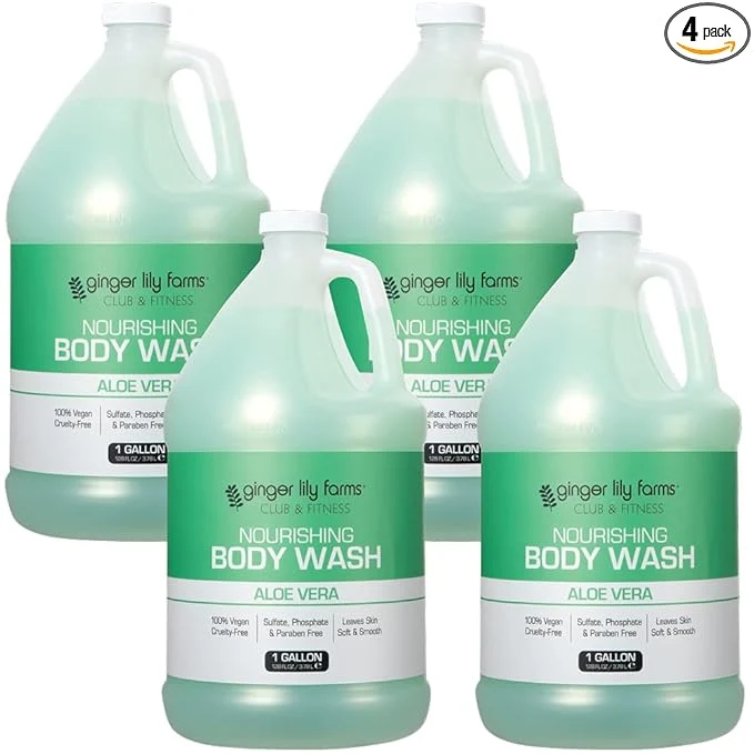 Smart Ginger Lily Farms Club Fitness Nourishing Body Wash Vegan Cruelty- Casual