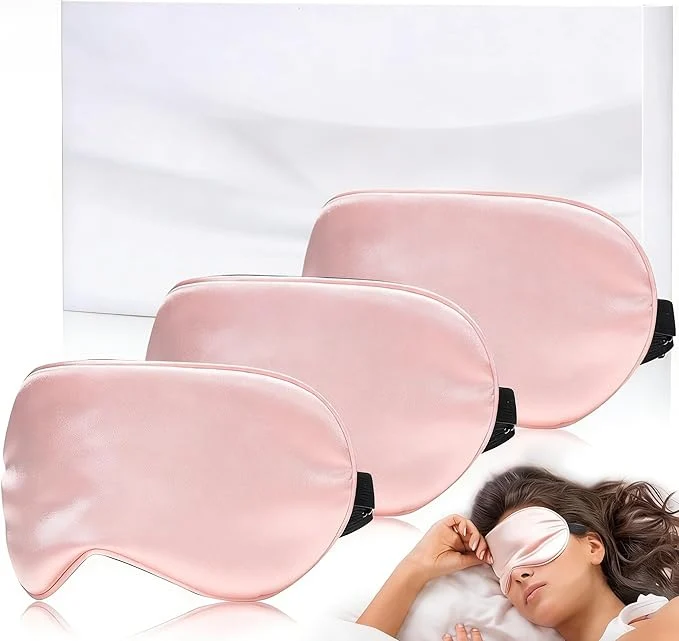 Premium Material Sleep Mask Silk Eye Mask for Sleeping Super Soft Blackout Eye Mask for Women First-Class