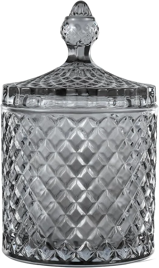 Optimized rejomiik Qtip Holder Glass Apothecary Jars Long-Lasting