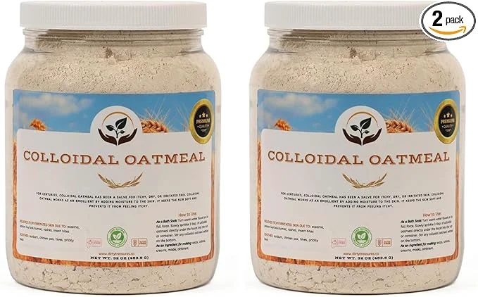 Exclusive Dirty Treasures Colloidal Oatmeal Bath Eczema Itchy Skin Relief Baby-Safe Official