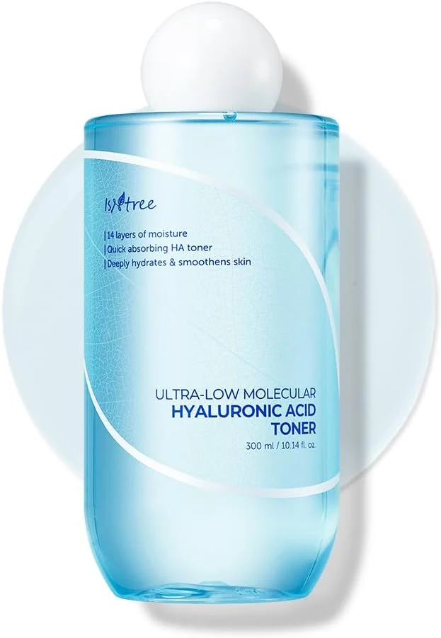 Dependable ISNTREE Ultra-Low Molecular Hyaluronic Acid Toner 300ml 10.14 fl.oz Korean Prestigious