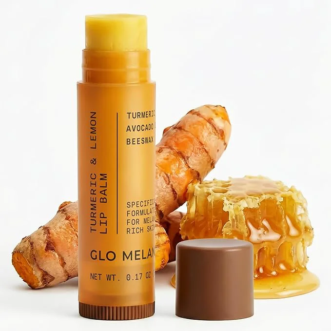 Dependable Glo Melanin All Natural Lemon and Turmeric Lip Balm Trendy