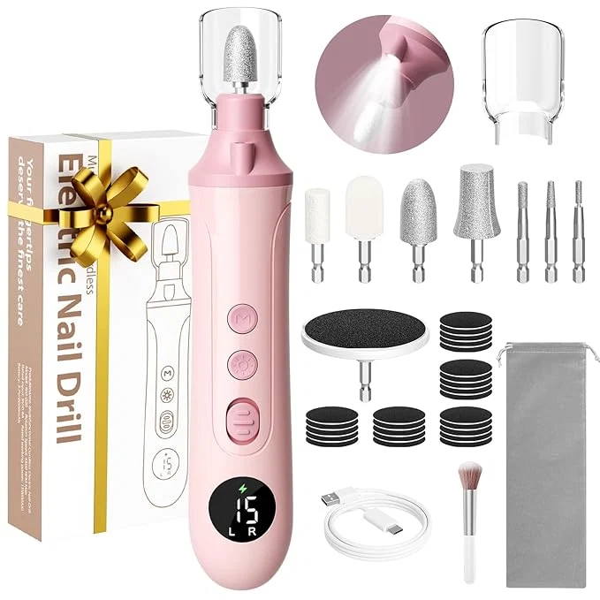 Stylish Electric Nail Drill Kit Nail Filer Electric User-Friendly
