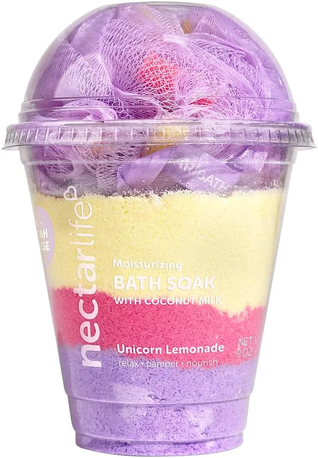 Artisan Coconut Milk Bath Soak Sea Salt Bath Bubble Bath Natural Detox Foaming Body Traditional