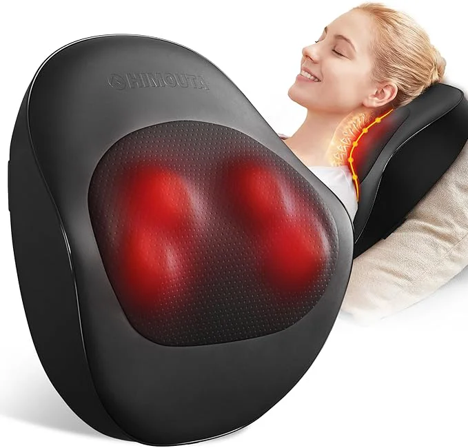 Authentic Electric Neck Massager Pillow Ultra-Quiet Corded Neck and Shoulder Massager Stylish
