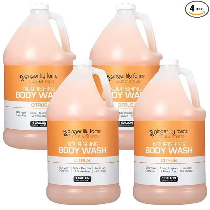 Relaxed Ginger Lily Farms Club Fitness Nourishing Body Wash Vegan Cruelty- Reliable