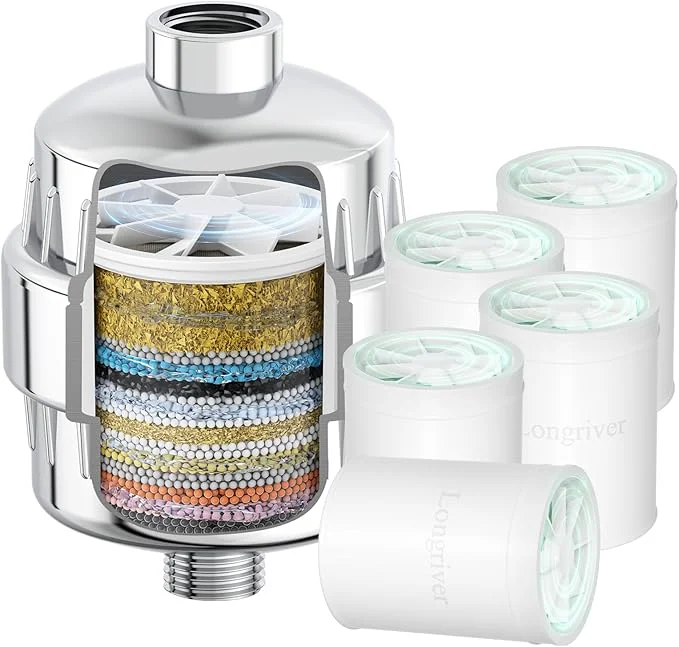 Easy-to-Use R7 Shower Filter with 5 Cartridge High Put Shower Water Filter Advanced