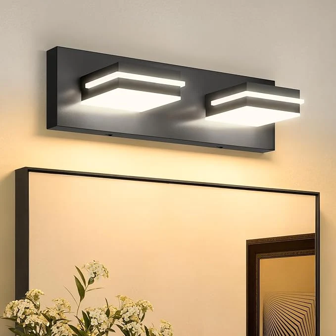 Quality VOLISUN Modern Bathroom Vanity Light Fixtures 5CCT Dimmable Bathroom Lighting Pure