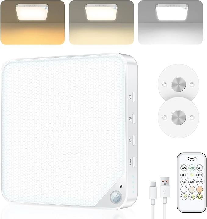 Selected Rechargeable 6W Motion Sensor Ceiling Light Indoor Wireless Magnetic Stick on Fast