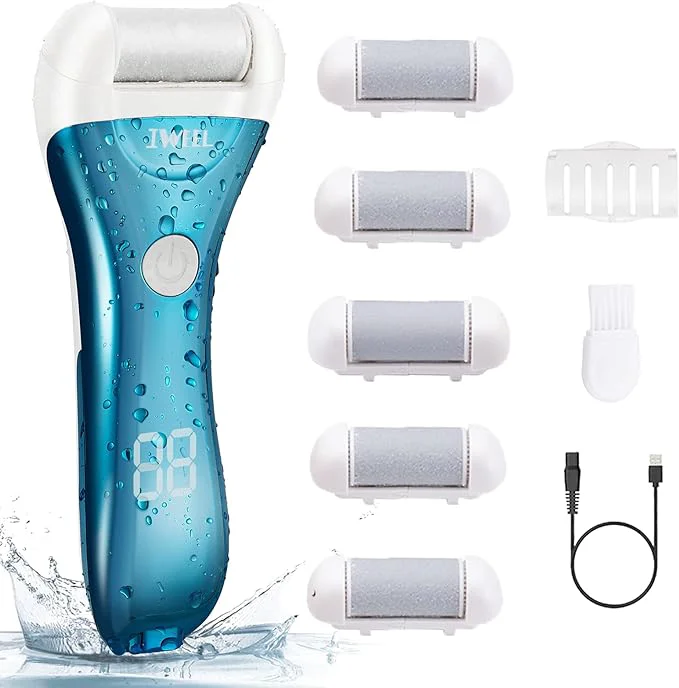 Official Electric Foot Callus Remover Rechargeable Electronic Foot File Pedicure Kits Elite