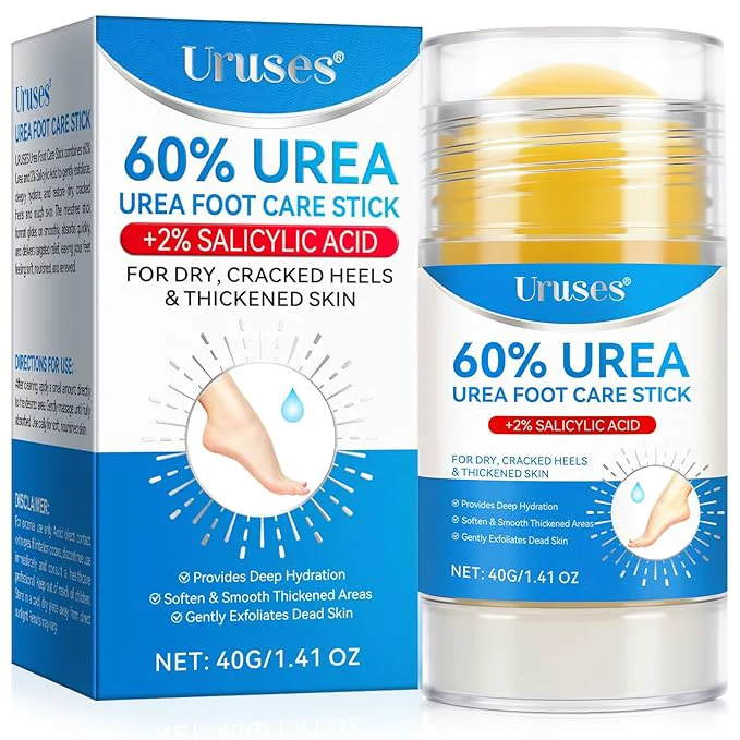 Long-Lasting Uruses Urea Cream 60 plus Salicylic Acid 2 Urea Foot Care Stick Foot Cream Durable