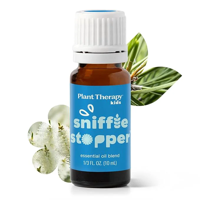 Smooth Plant Therapy Kids Sniffle Stopper Essential Oil Blend 10 mL Respiratory Refined