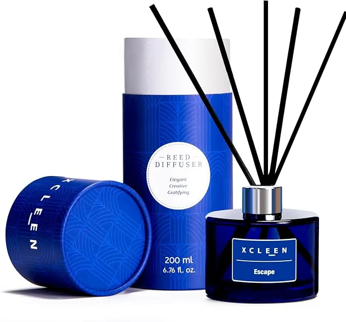 Contemporary Xcleen Reed Diffuser 6.7 Oz Escape Scented Diffuser Elegant