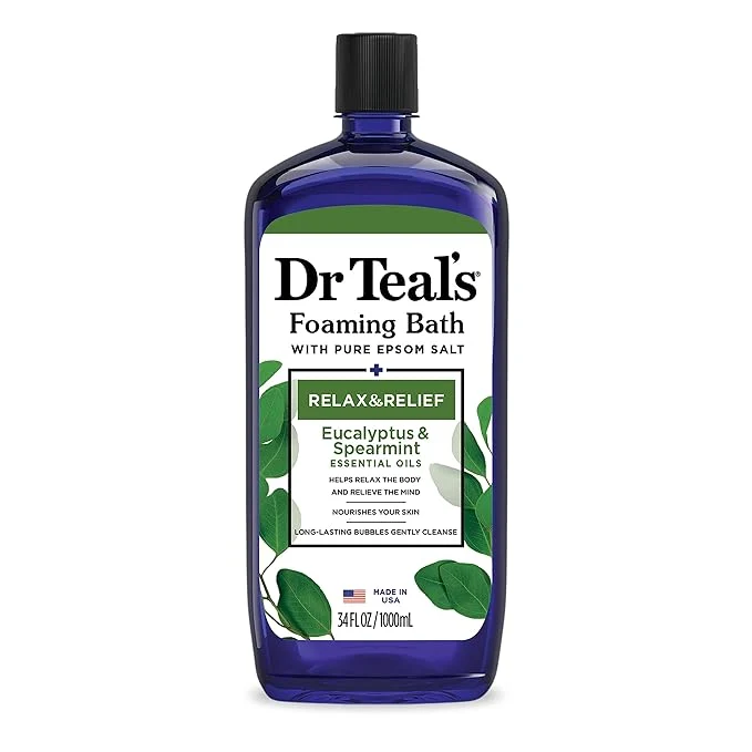High-Quality Dr Teal's Foaming Bath with Pure Epsom Salt Relax Relief with Eucalyptus Flexible