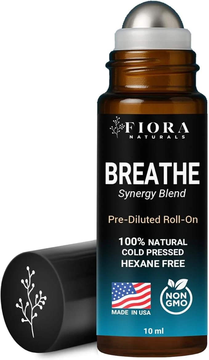 Organic Fiora Naturals Breathe Essential Oil Roll-On Blend Artisan