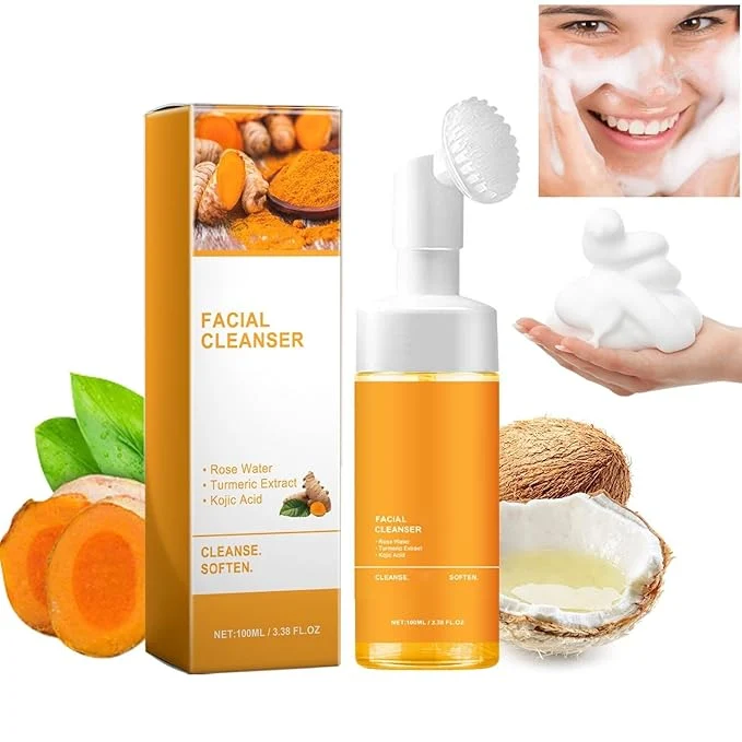 Expertly Made Turmeric Glow Wash Face Wash Practical