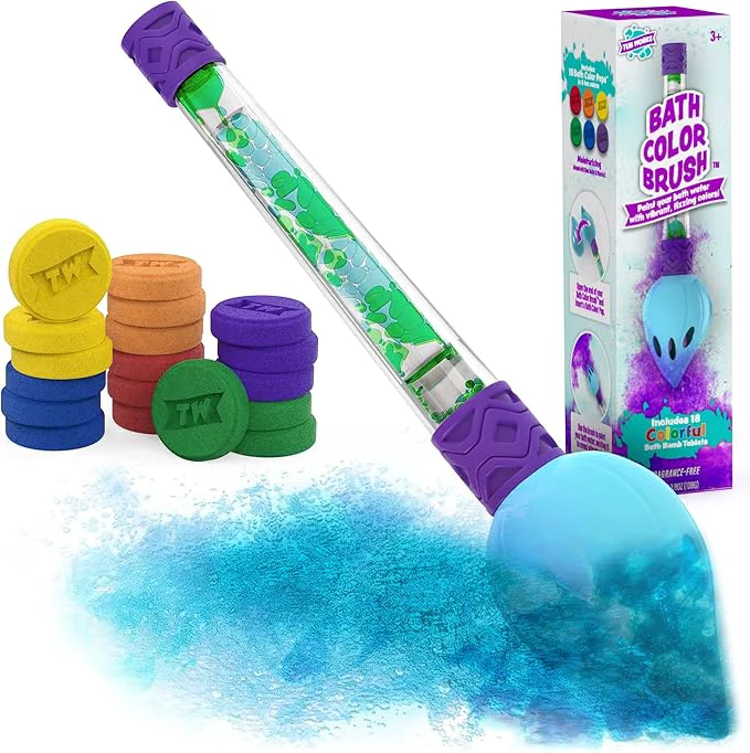 Reusable Tub Works® Bath Color Brush™ Kids Bath Bomb Set Nontoxic Fragrance- Fine Crafted