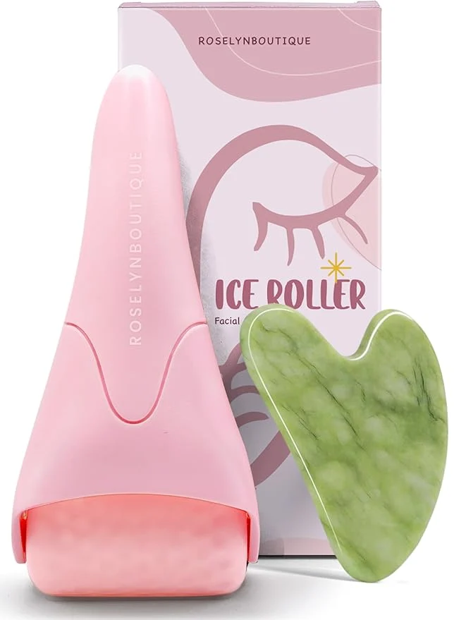 Premium Material ROSELYNBOUTIQUE Ice Roller for Face Gua Sha Facial Tools Solid