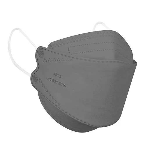 Trusted Borje KN95 Face Masks for Adults 50 Pack 5-Ply Grey Disposable Face Mask Quality