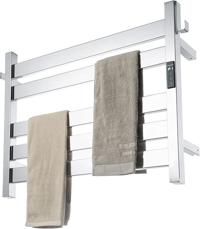 Functional K KALONZO Towel Warmer for Bathroom Wall-Mounted 5-Bar Heated Towel Rack Innovative