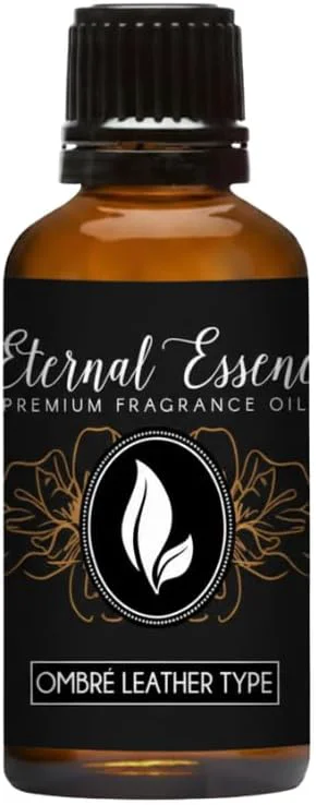 Top-Quality Eternal Essence Oils Leather Ombré 30ml Fragrance Oil – Black Leather Amber High-End