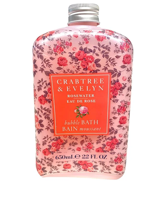 Versatile Crabtree Evelyn Rosewater Bubble Bath Shower Gel 21.9 oz Smooth