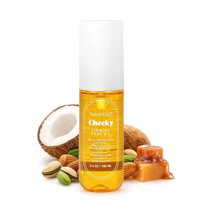 Innovative NATURE WELL Cheeky Firming Body Oil Luxuriously Glowy Fast-Absorbing Formula Top-Quality