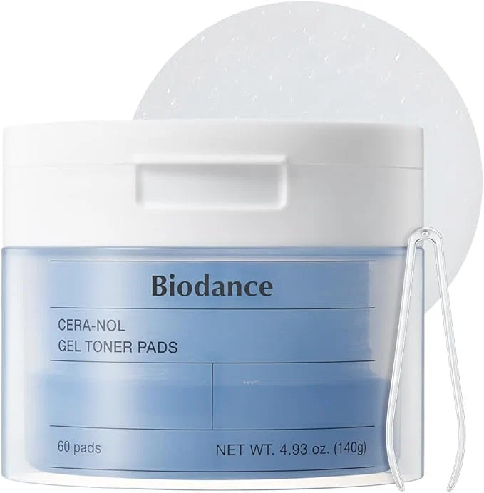 Minimalist Biodance Cera-NOL Gel Toner Pads Deep Hydrating Soothing Toner Pads Fast