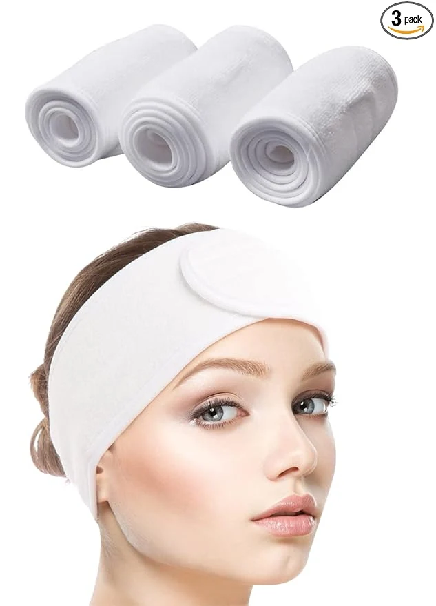 Reliable SINLAND Spa Headband for Women Ultra Soft Adjustable Makeup Hair Band Official