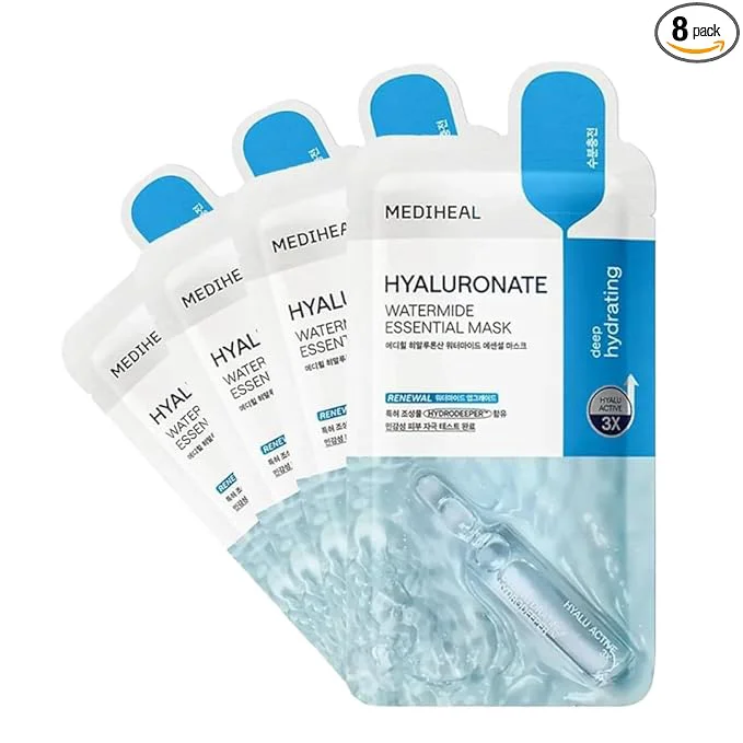 Organic Mediheal Korean Hyaluronate Watermide Essential Face Mask Professional