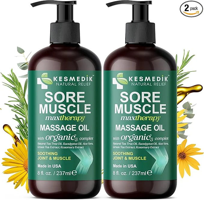 Flexible Sore Muscle Massage Oil for Massage Therapy Official