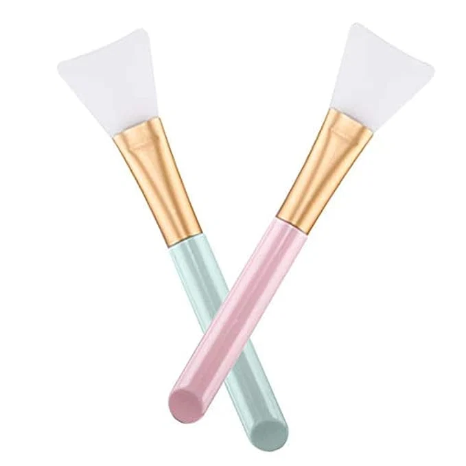 High-End 2 PCS Face Mask Beauty Tool Soft Silicone Facial Mud Mask Brush Hairless Body Trusted
