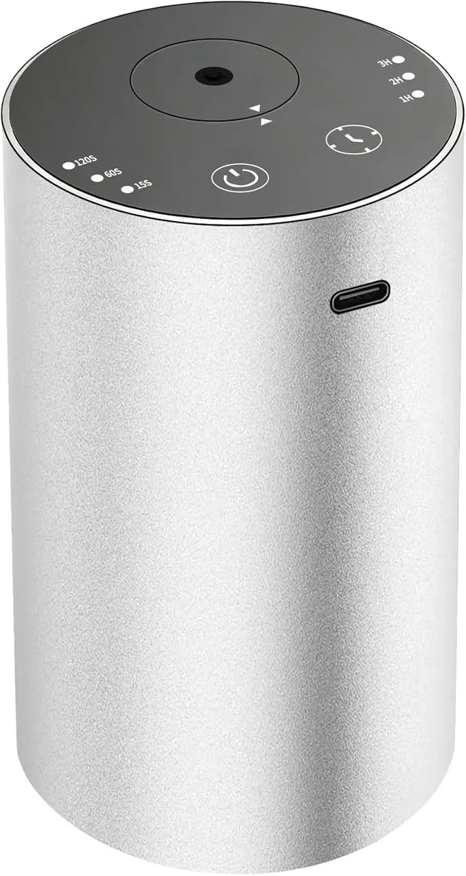 Premium Material URPOWER Waterless Essential Oil Diffuser No Water Needed Battery Operated High-Grade