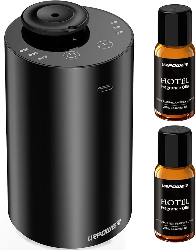 Original Design URPOWER Waterless Essential Oil Diffuser No Water Needed Battery Operated Verified