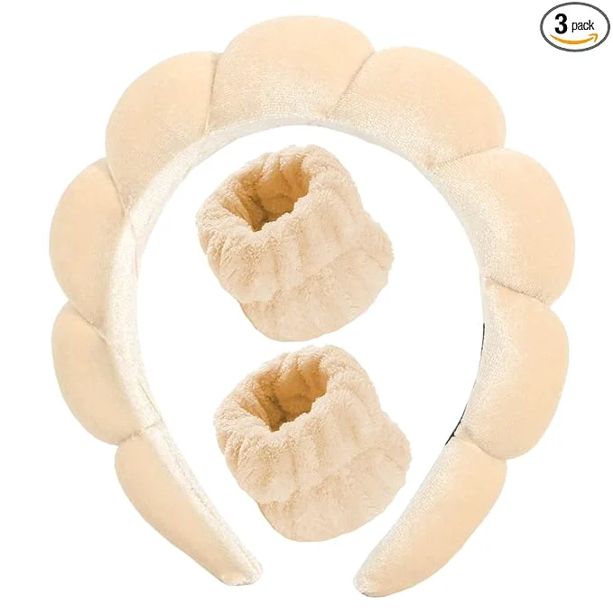 Outstanding Luckybear Spa Headband for Washing Face Velvet Makeup Headband User-Friendly