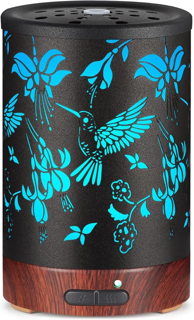 Premium Metal Essential Oils Diffuser 150ML Christmas Aromatherapy Diffuser Cool Mist World-Class