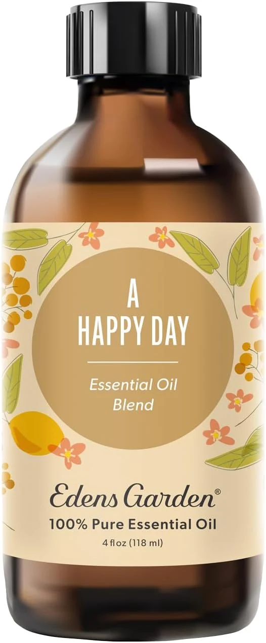 Safe Edens Garden A Happy Day Essential Oil Blend- Pure Premium Grade Reusable