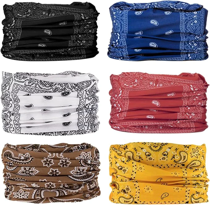 Comfortable Venswell Neck Gaiter Face Mask Men Women Seamless Bandana Rave Face Cover World-Class